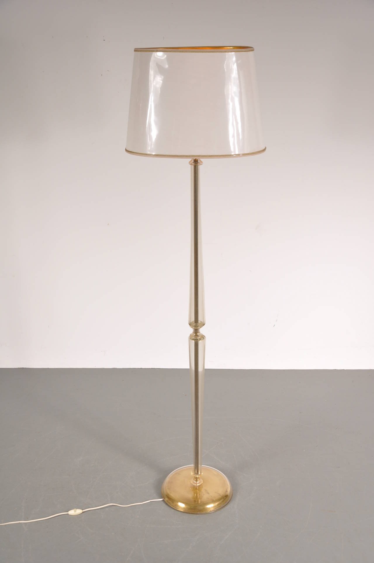 1940s Murano Glass Floor Lamp In The Manner Of Barovier E throughout dimensions 1280 X 1927