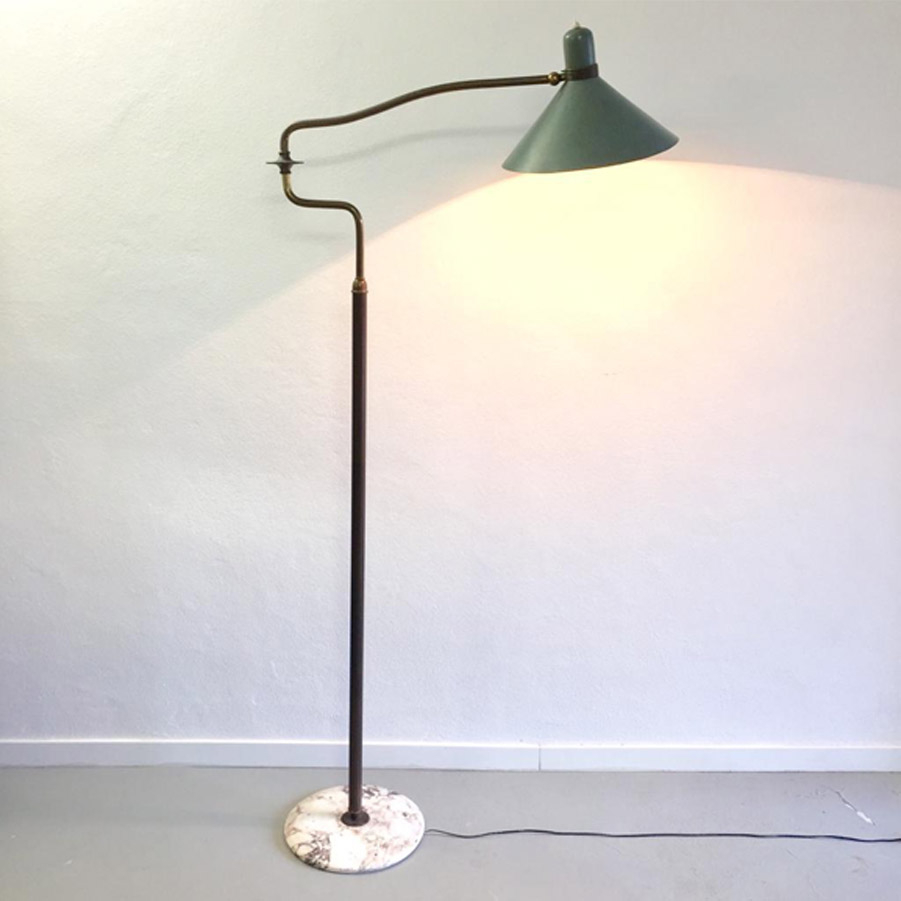 1950s Brass Floor Lamp within dimensions 901 X 901