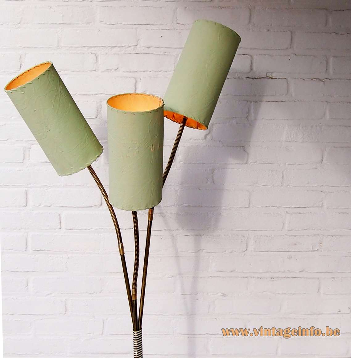 1950s Rockabilly 3 Shades Floor Lamp Vintage Info All with size 1138 X 1160