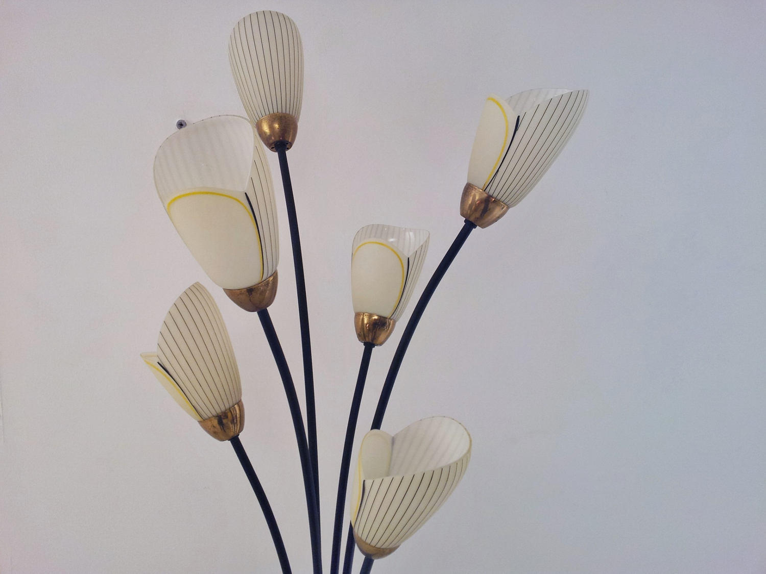 1960s Floor Lamp Lustrerie Massive Tulip Glass within sizing 1500 X 1125