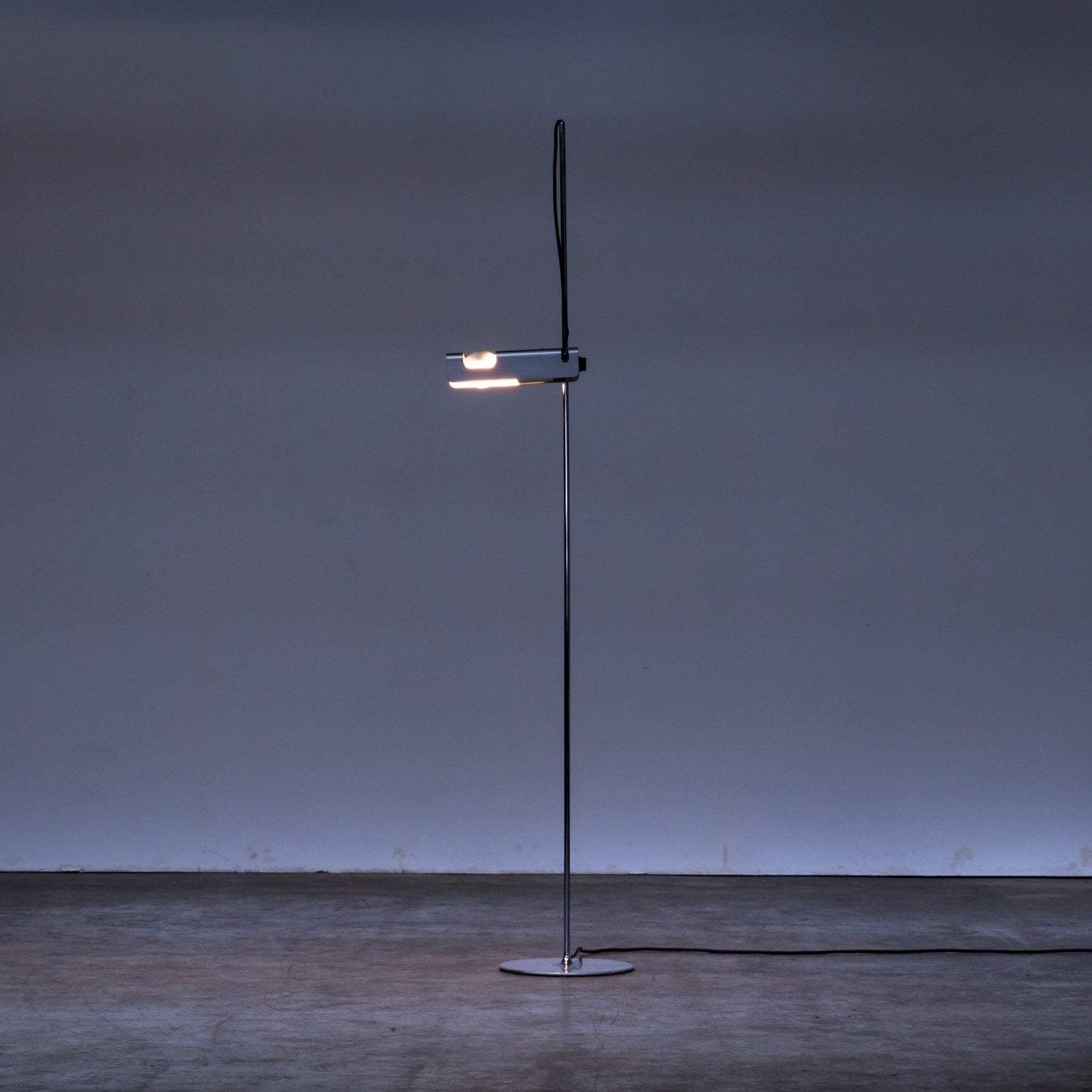 1960s Joe Colombo Spider Grey Floor Lamp For O Luce Bei with regard to measurements 1538 X 1538