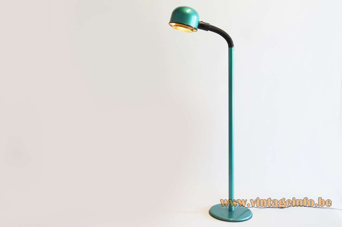 1980s Green Metallic Floor Lamp Vintage Info All About for dimensions 1180 X 786