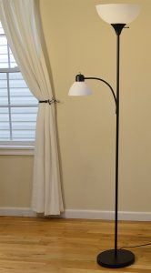 2 Light Floor Lamp With Reading Light Simple Elegant Design intended for dimensions 663 X 1200