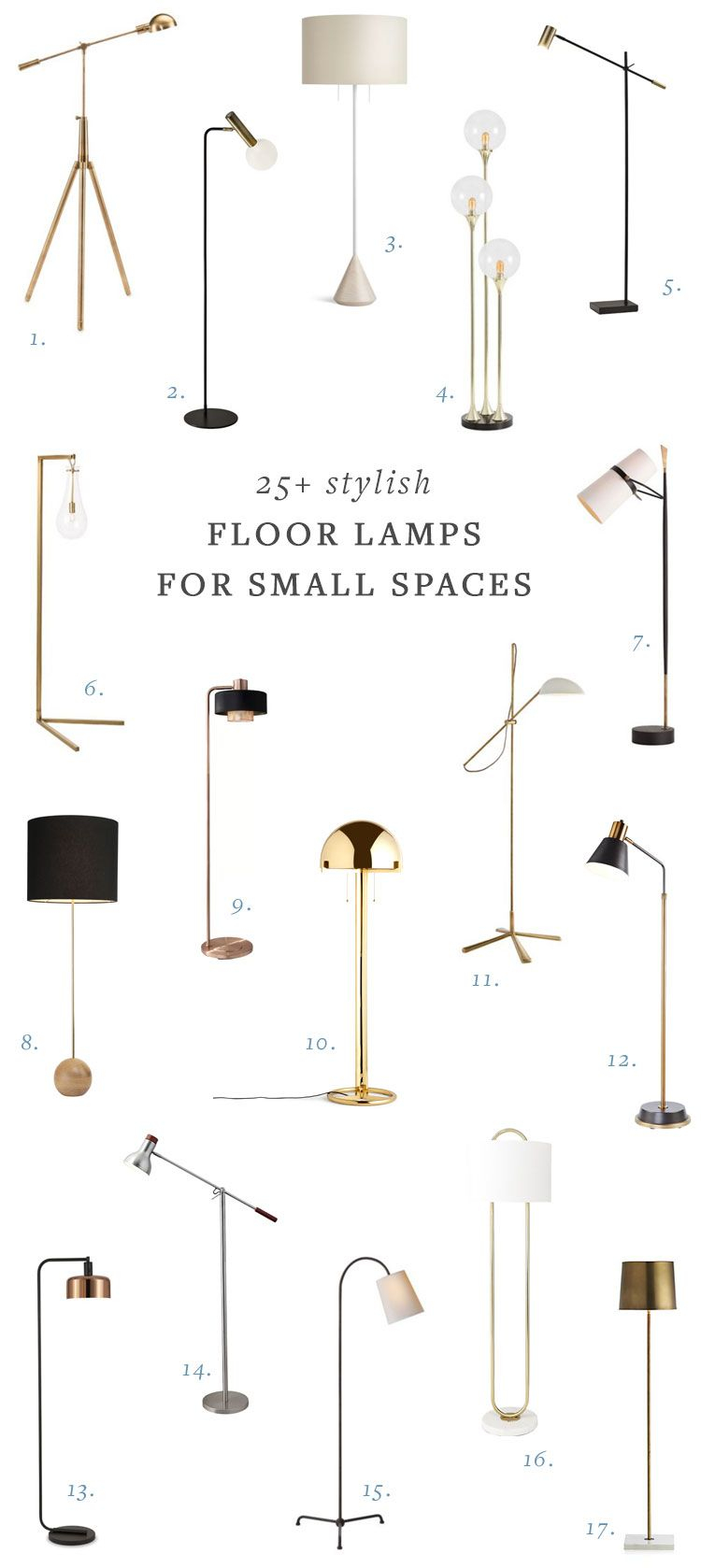 25 Stylish Floor Lamps For Your Small Space It Belongs In pertaining to proportions 750 X 1678