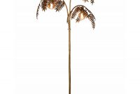 292gbp Retro Antique Gold Palm Leaf Metal Floor Lamp pertaining to dimensions 1500 X 1500