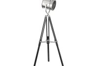 3013 Stage Tripod Floor Lamp Chrome With Black Base in size 1000 X 1000