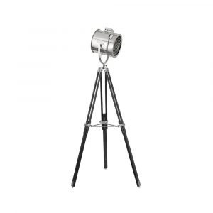 3013 Stage Tripod Floor Lamp Chrome With Black Base pertaining to measurements 1000 X 1000
