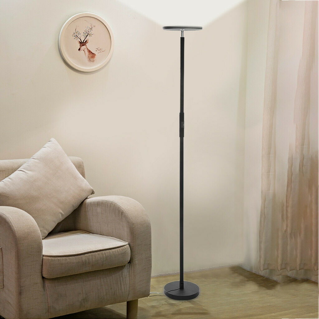 30w Dimmable Sky Led Torchiere Super Bright Floor Lamp Bedroom Pole Tall Light A pertaining to size 1024 X 1024