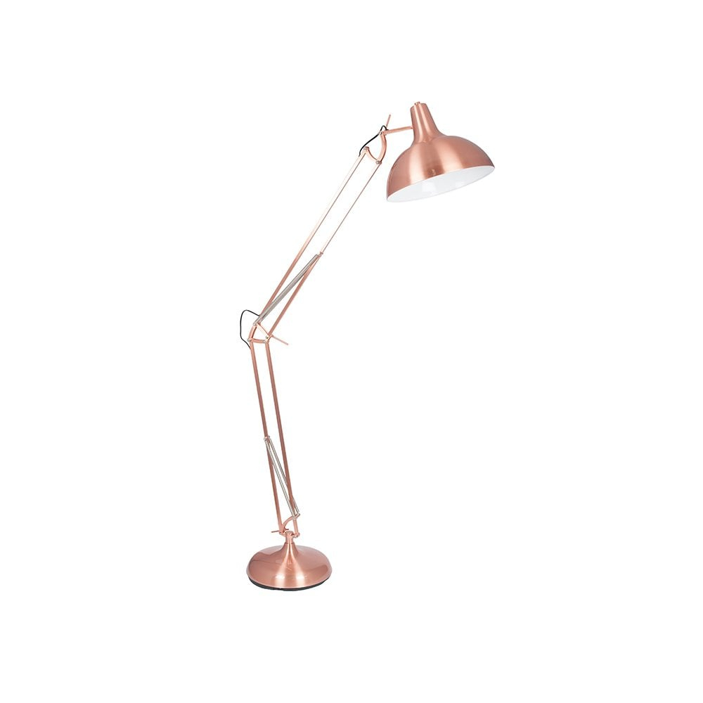 32 085 C Alonzo 1 Light Floor Lamp Brushed Copper within measurements 1000 X 1000