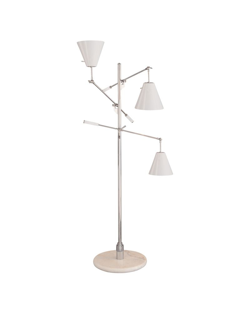 363501w Sonneman Treluci Piccolo Contemporary Floor Lamp With Polished Chrome Finish regarding measurements 800 X 1004