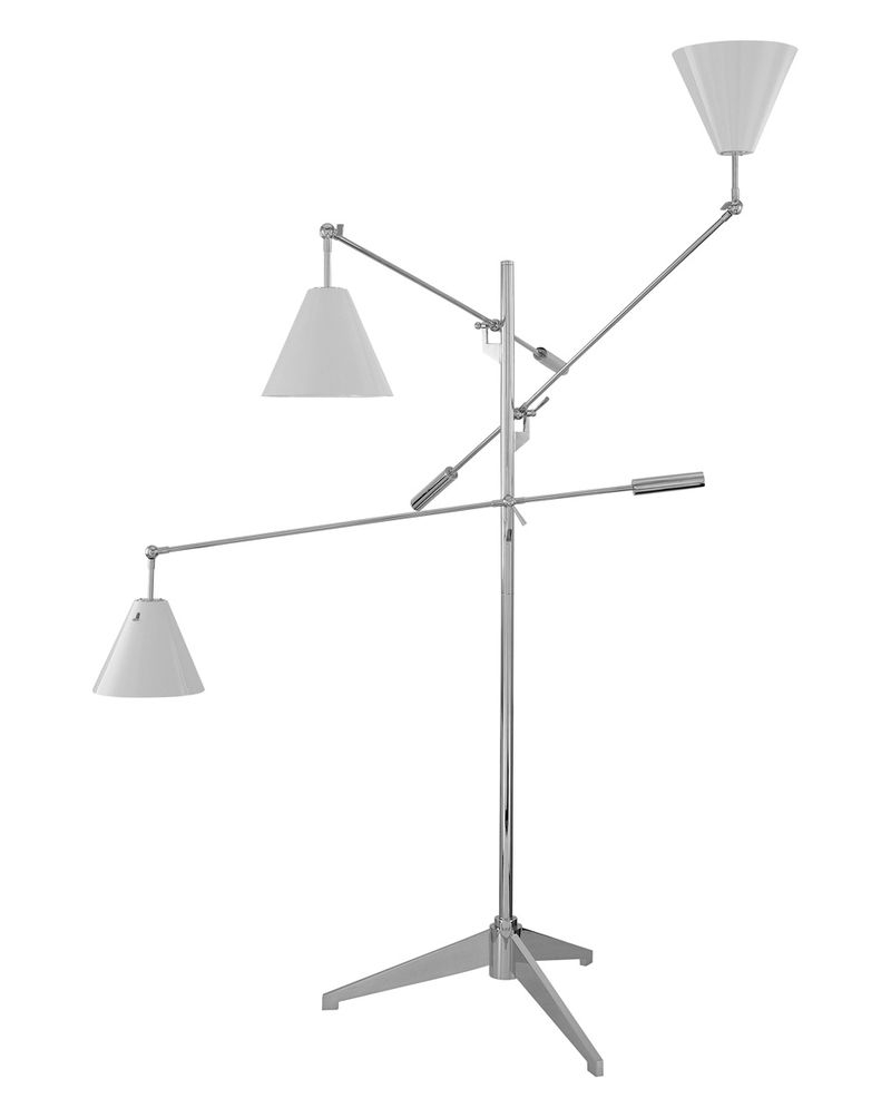 363601w Sonneman Treluci Contemporary Floor Lamp With Polished Chrome Finish in proportions 800 X 1004