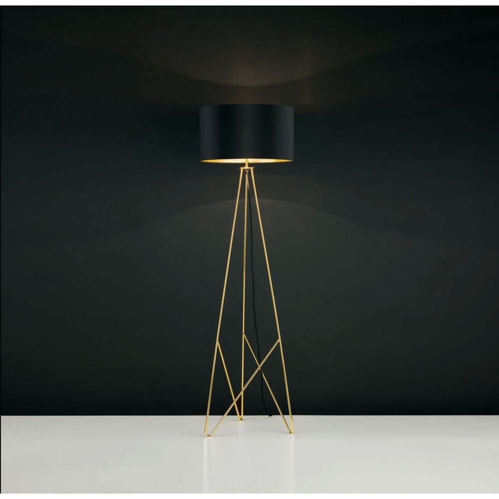 39231 Camporale 1 Light Floor Lamp Gold pertaining to proportions 1000 X 1000