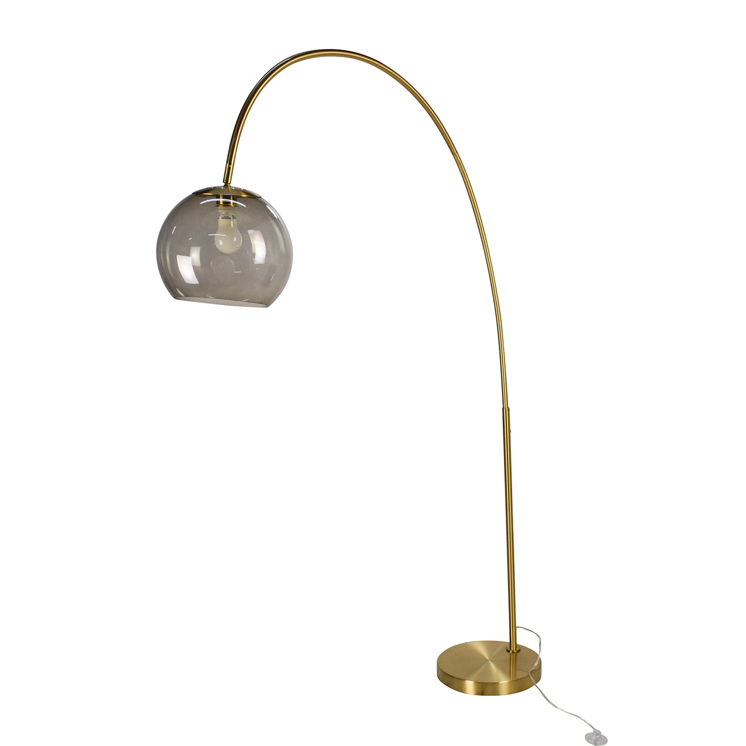 43 Off Arc Floor Lamp In Gold Decor with regard to proportions 1500 X 1500