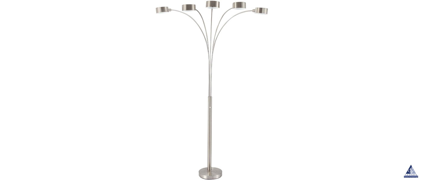 5 Arm Arc Floor Lamp throughout sizing 1400 X 600