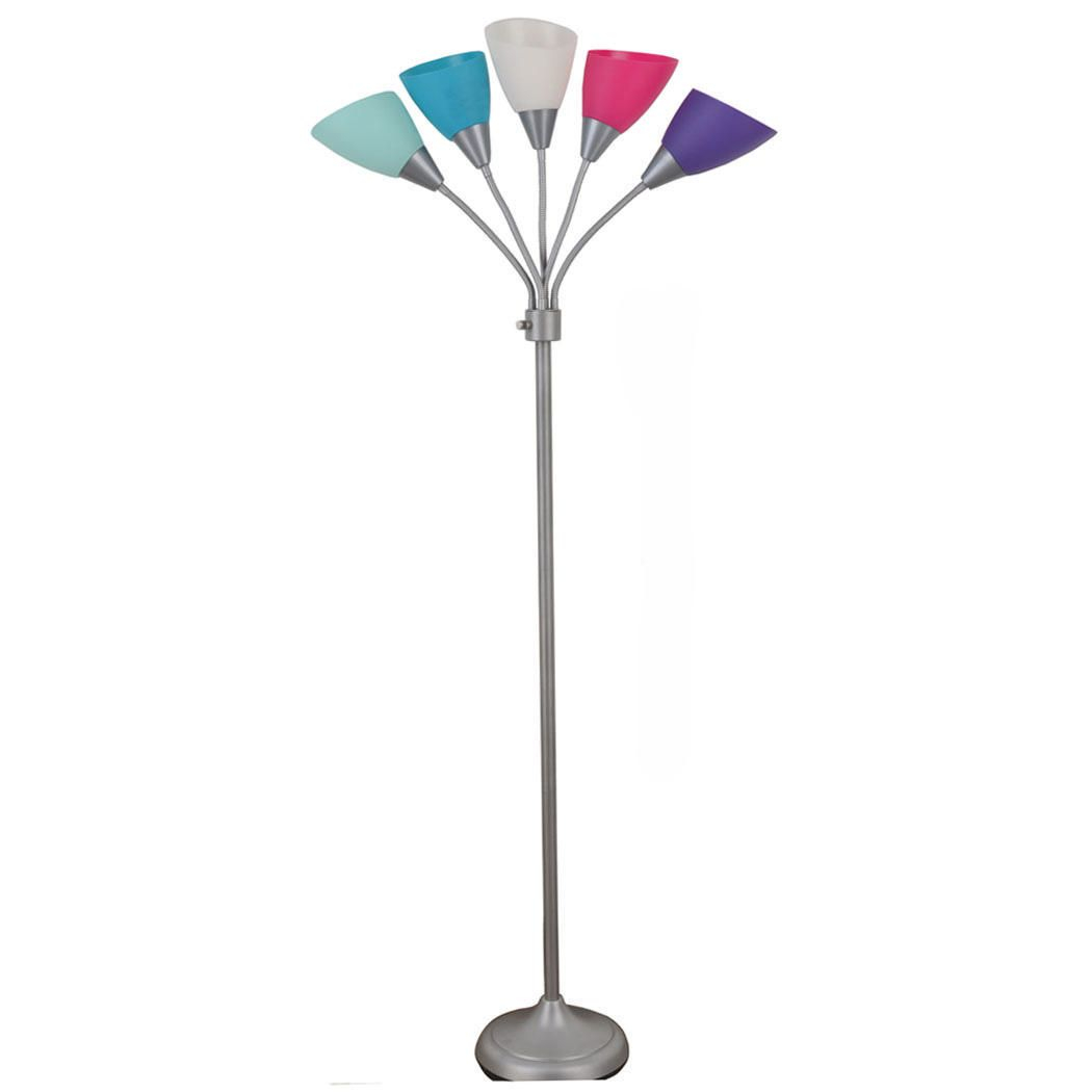 5 Light Floor Lamp within proportions 1050 X 1050