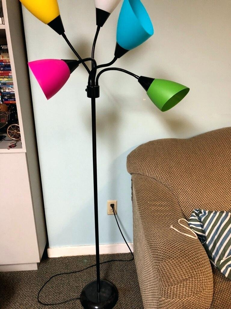 5 Light Multi Colored Floor Lamp Aestheticoiseauco within proportions 768 X 1024