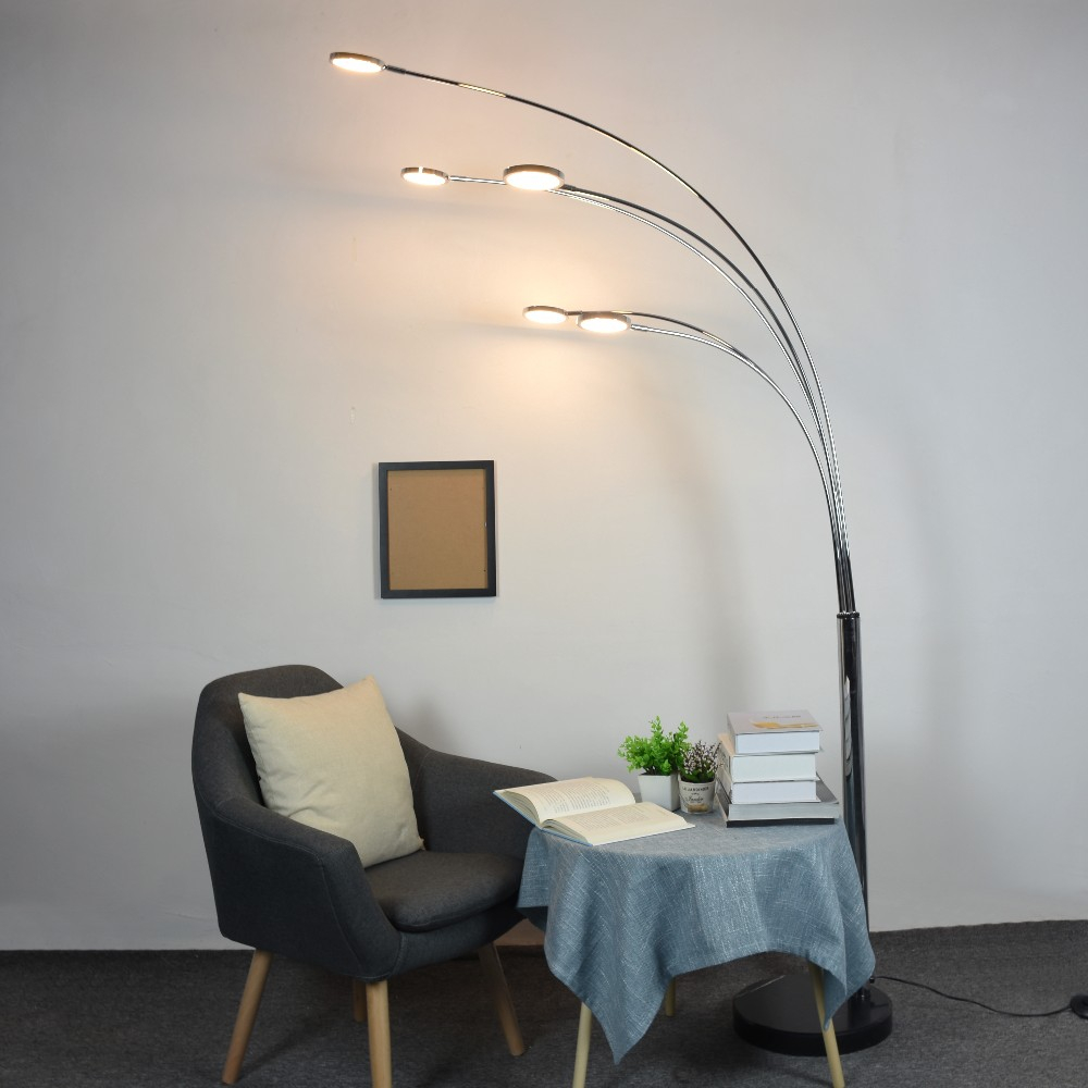 5lights Arched Led Floor Lamp Golden Sun Lamps Factory with regard to dimensions 1000 X 1000