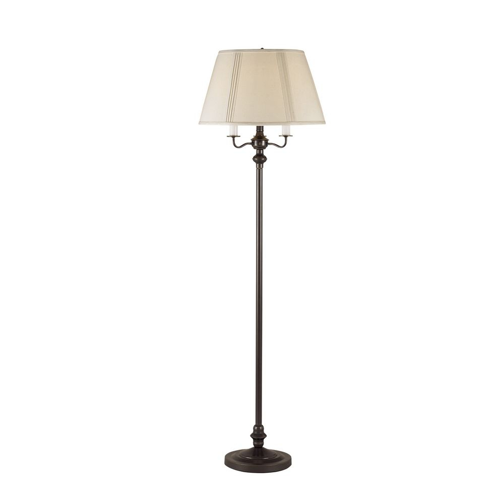 6 Way Floor Lamp With Pleated Shade At Destination Lighting within proportions 1000 X 1000