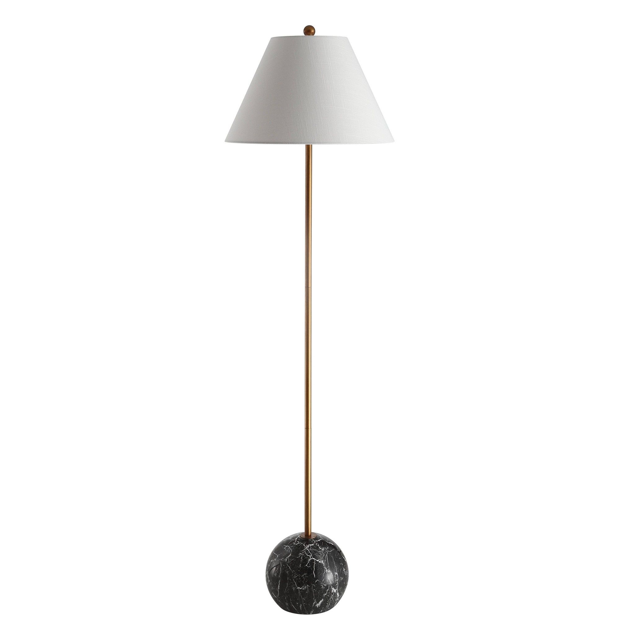635 Miami Minimalist Resinmetal Led Floor Lamp Gold for proportions 2000 X 2000
