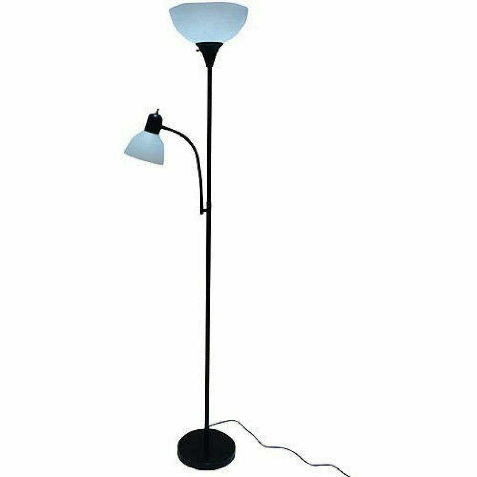72 Black Metal Floor Lamp With Reading Light For Living Room within sizing 1600 X 1600