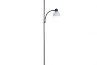 72 Inch Tall Black Floor Lamp With Adjustable Reading Side in proportions 1500 X 1500