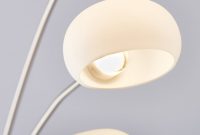 76568 Jaspa 5 Light Led Floor Lamp In Satin Nickel Finish With White Glass Shades within sizing 1000 X 1000