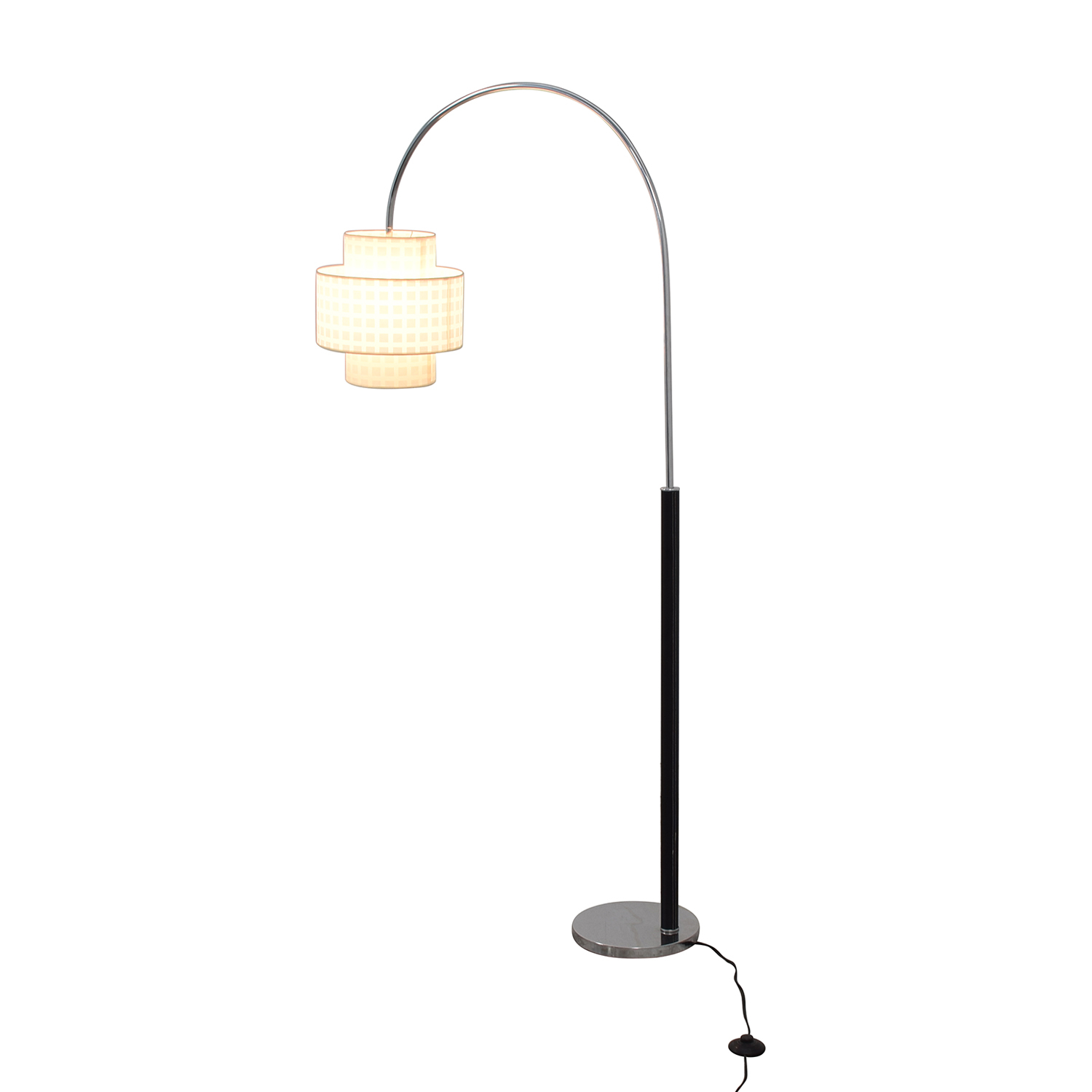 78 Off Standing Floor Lamp With Two Section Shade Decor within size 1500 X 1500