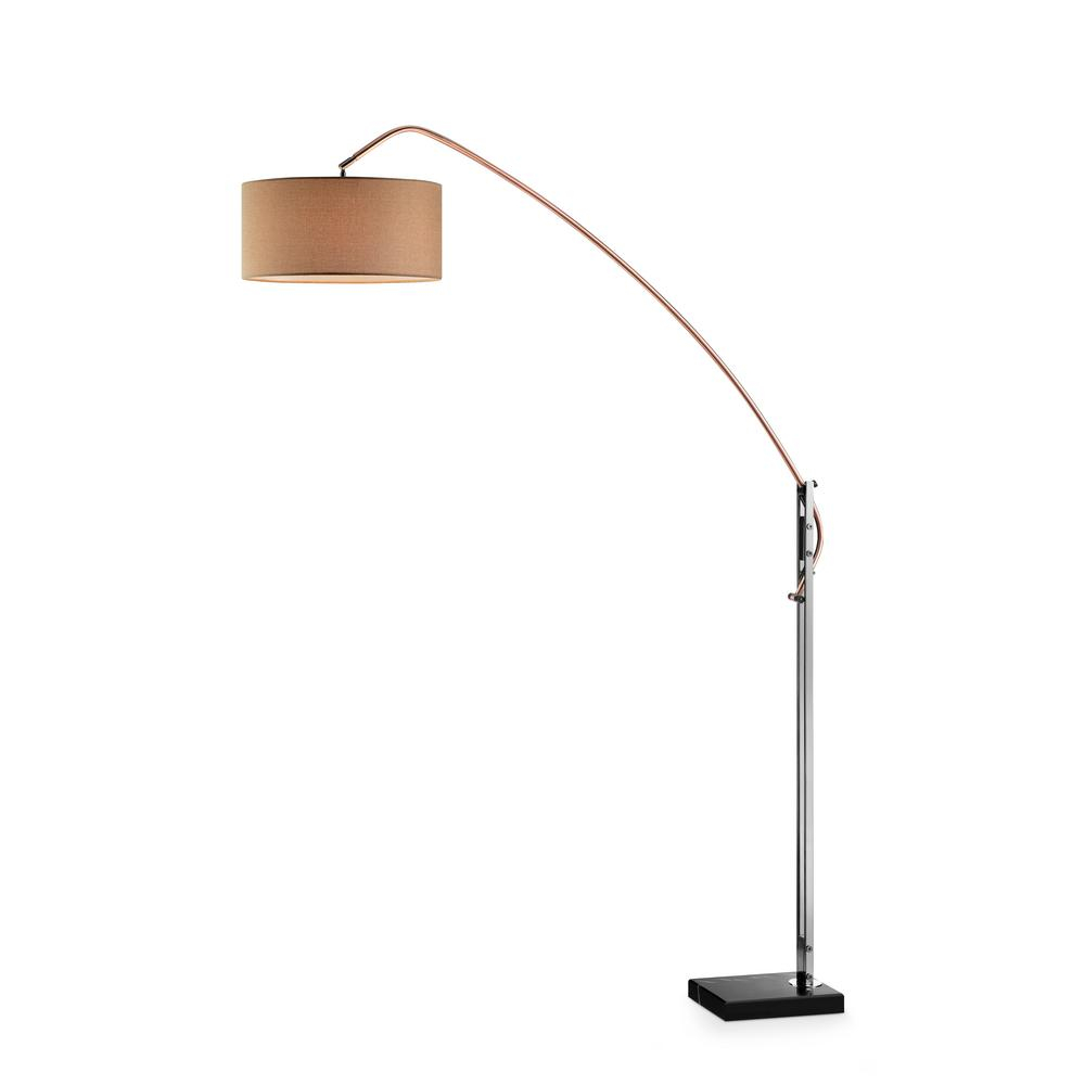 785 In Avant Copper Adjustable Floor Lamp regarding proportions 1000 X 1000
