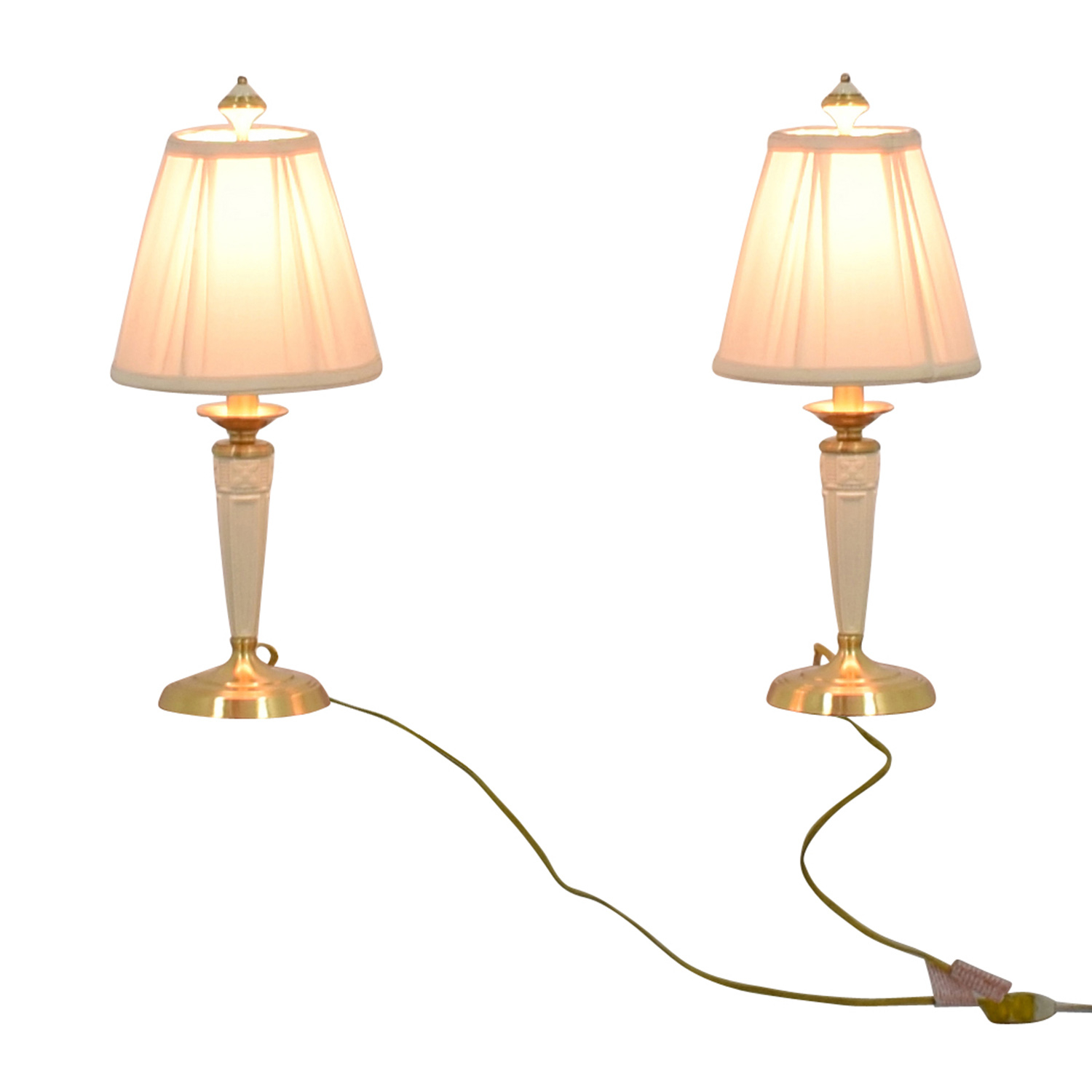 90 Off Lenox Lenox White And Gold Base Table Lamps Decor inside sizing 1500 X 1500
