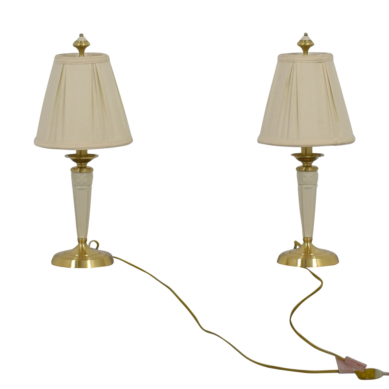 90 Off Lenox Lenox White And Gold Base Table Lamps Decor throughout measurements 1500 X 1500