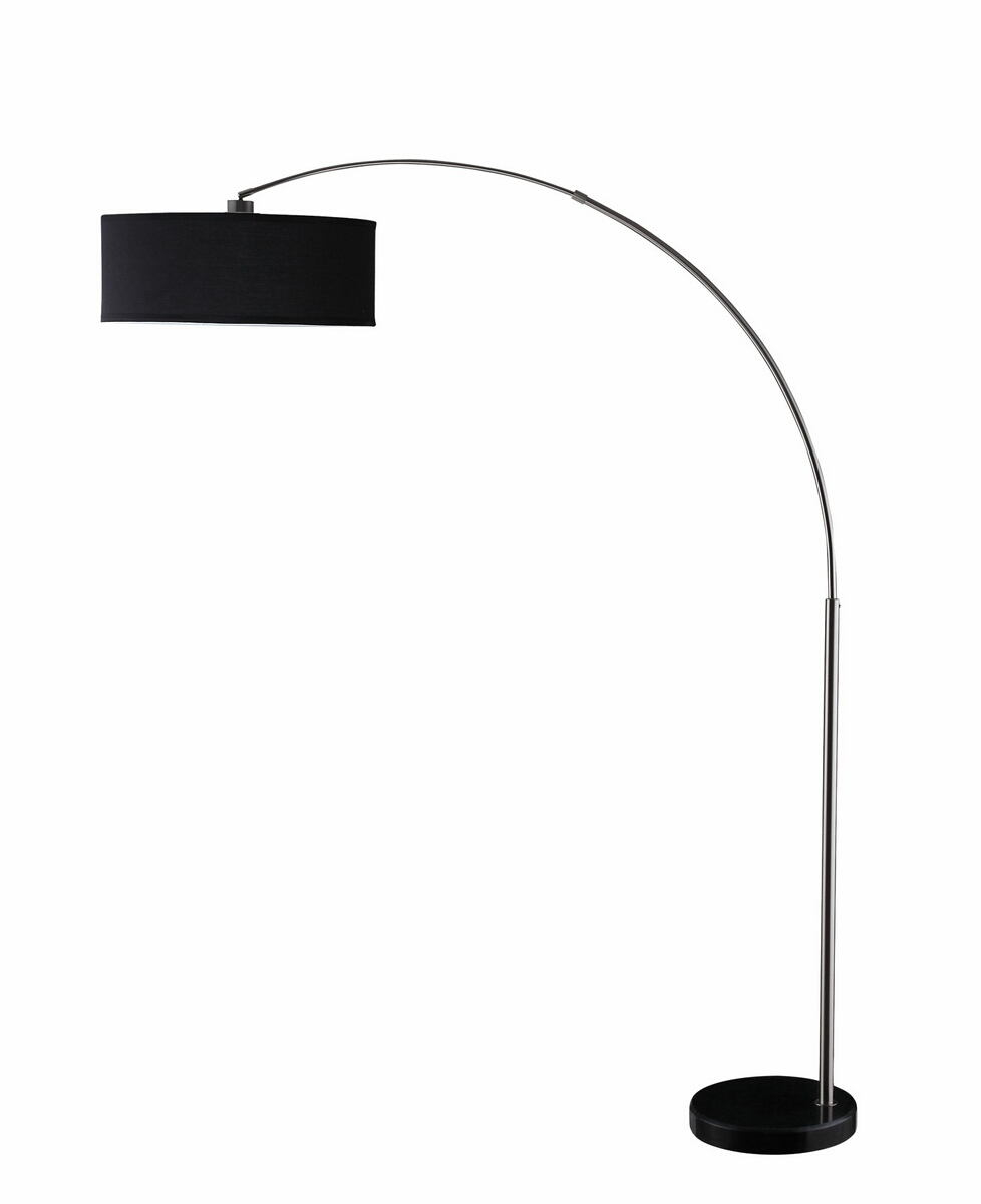 901486 Black And Chrome Finish Contemporary Style Overhead Floor Lamp in measurements 978 X 1200