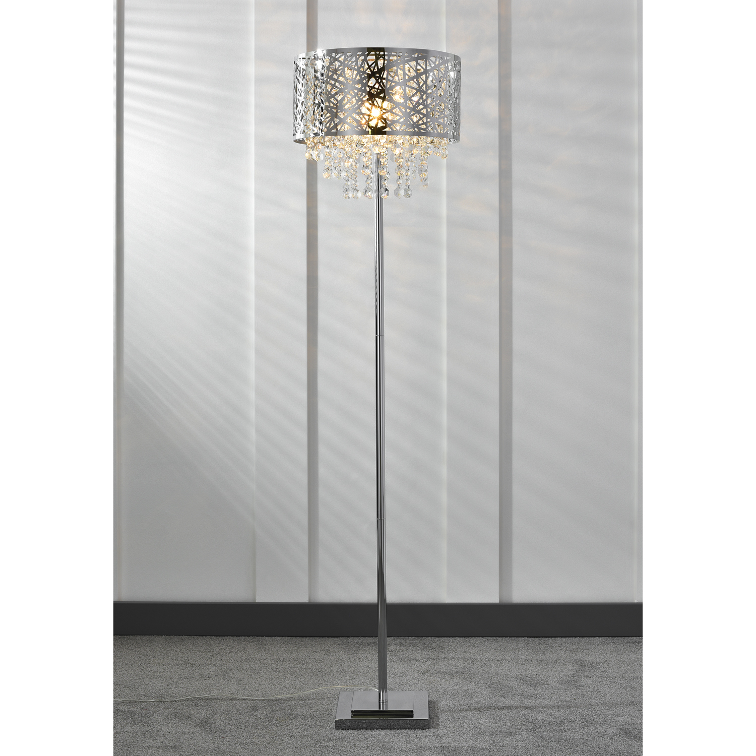 Abstract Crystal Floor Lamp in proportions 1500 X 1500