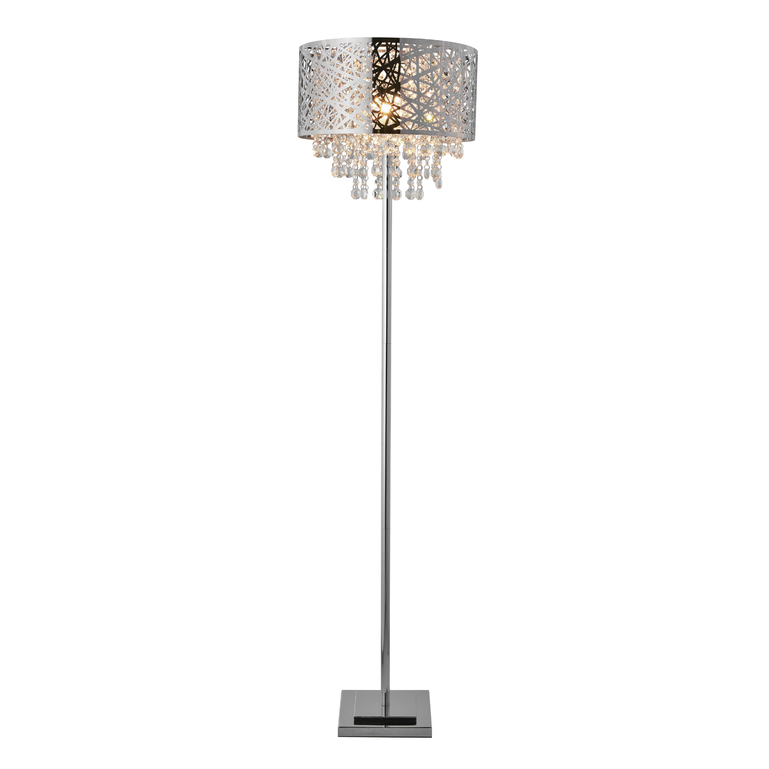 Abstract Crystal Floor Lamp with regard to proportions 1500 X 1500