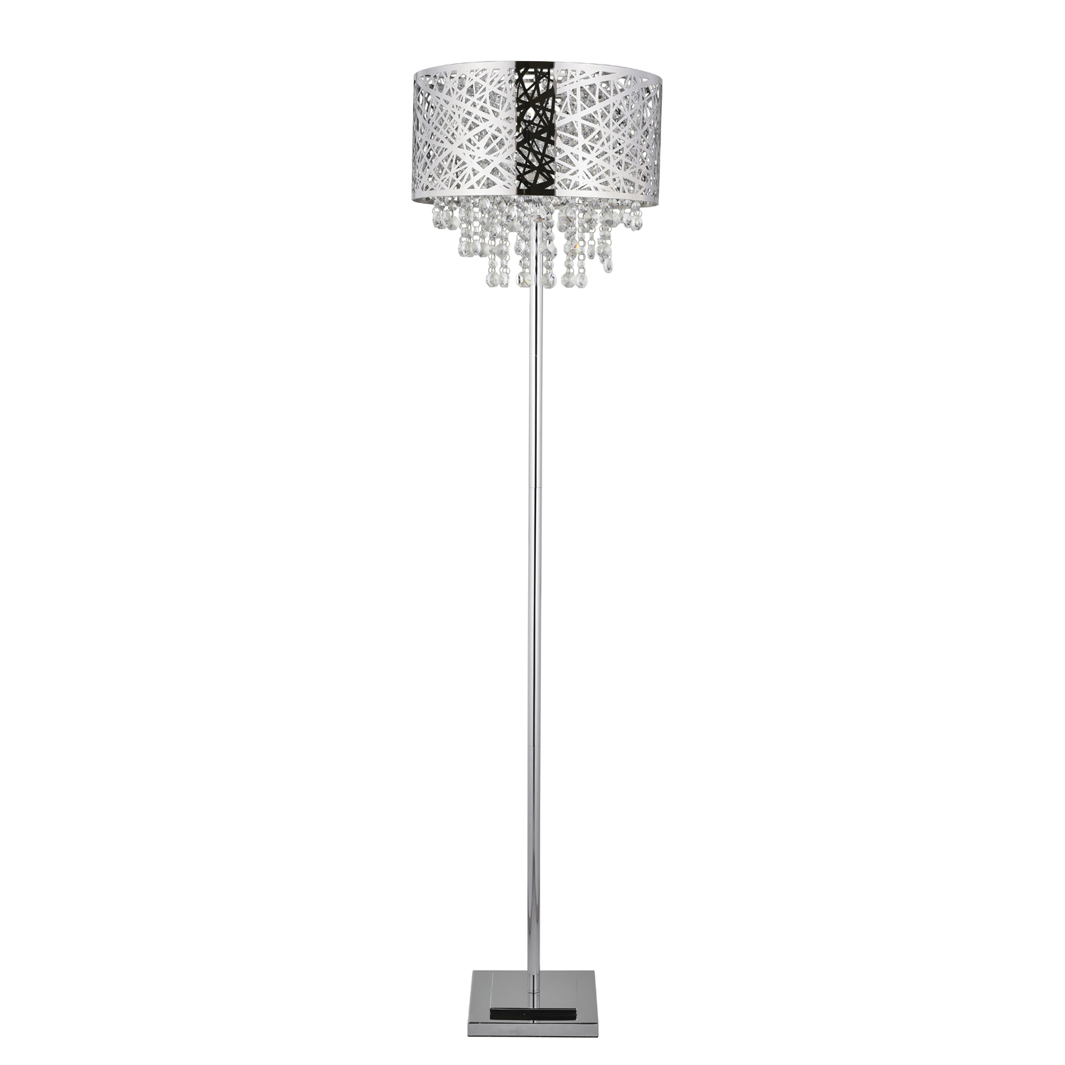 Abstract Crystal Floor Lamp within measurements 1500 X 1500