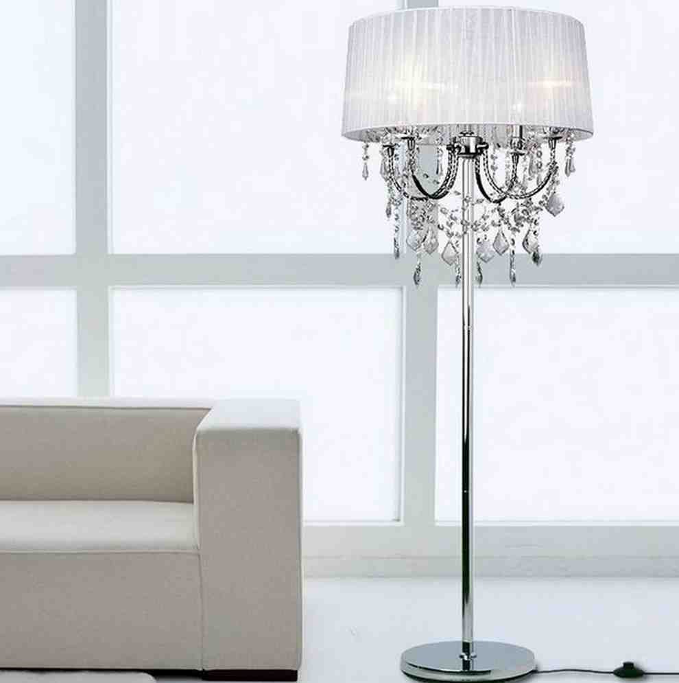 Add Glamor To Your Home With Floor Lamp Chandelier Warisan with measurements 990 X 995