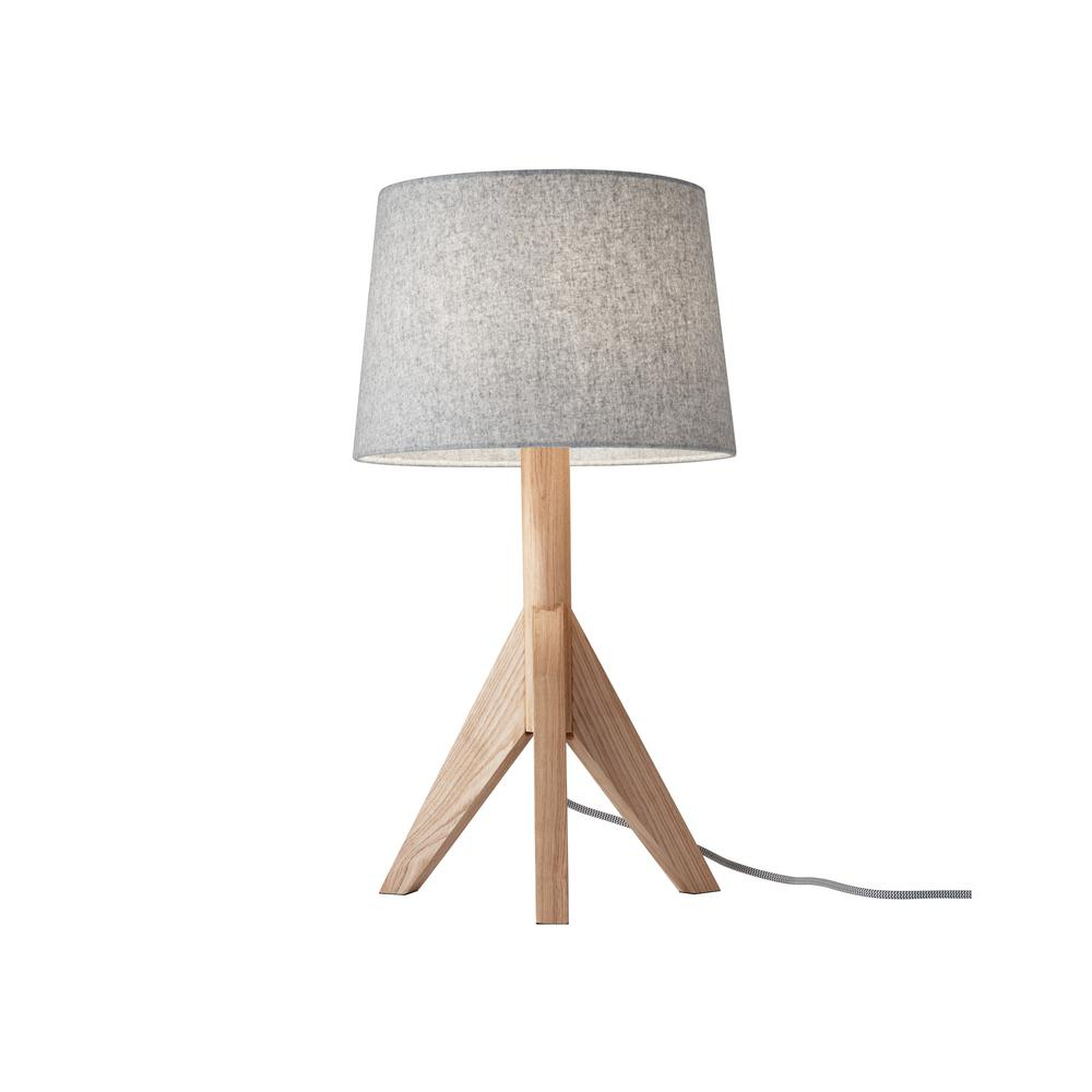 Adesso 245 In Beige Eden Table Lamp inside sizing 1000 X 1000