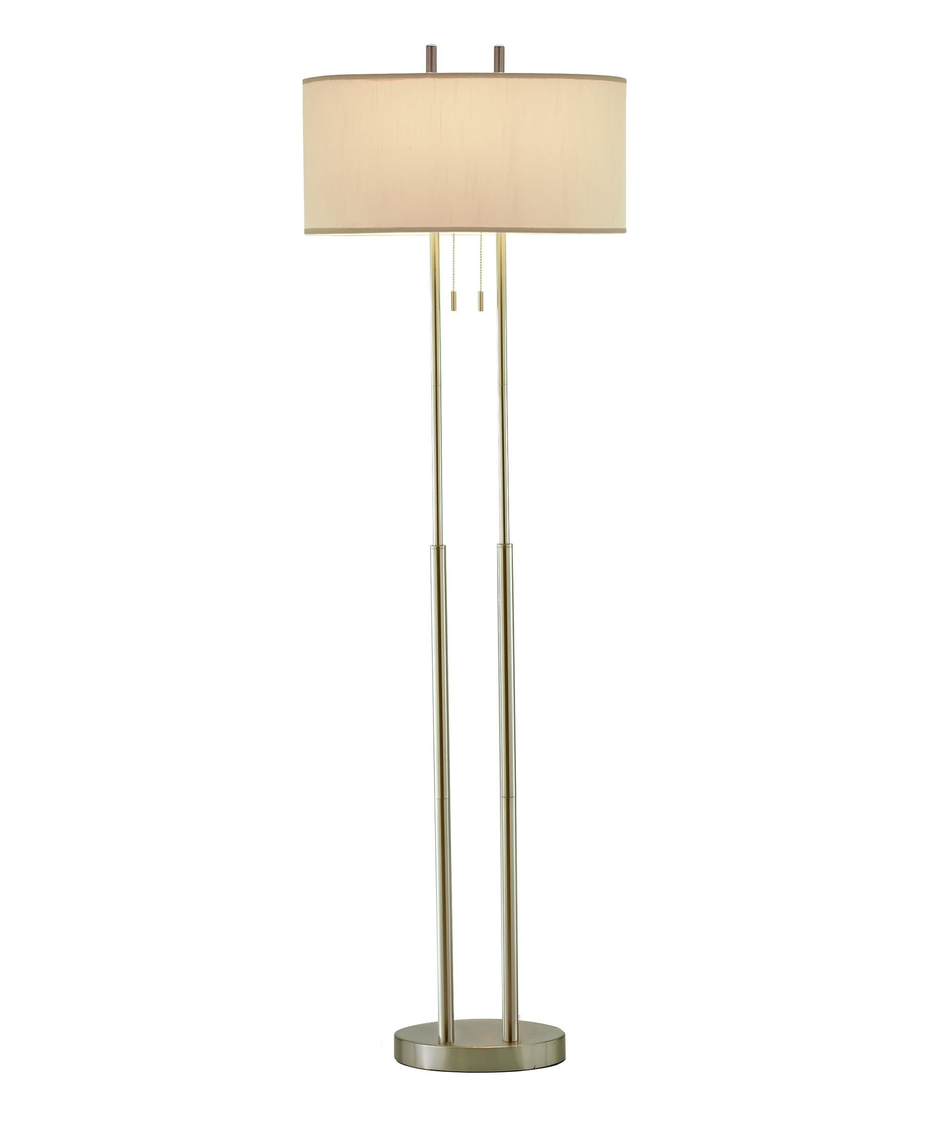 Adesso 4016 Duet 62 Inch Floor Lamp Target Floor Lamps pertaining to proportions 1875 X 2250