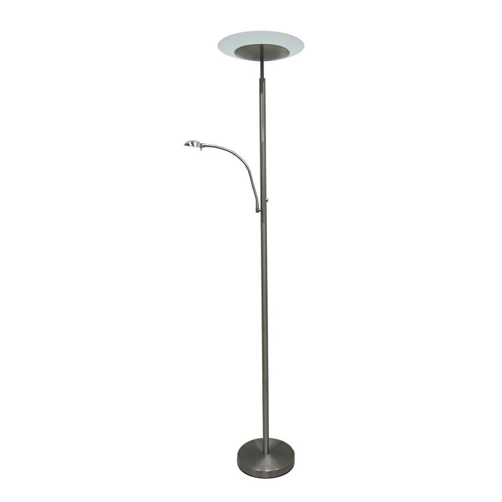Adesso 71 In Led Combo Floor Lamp for size 1000 X 1000
