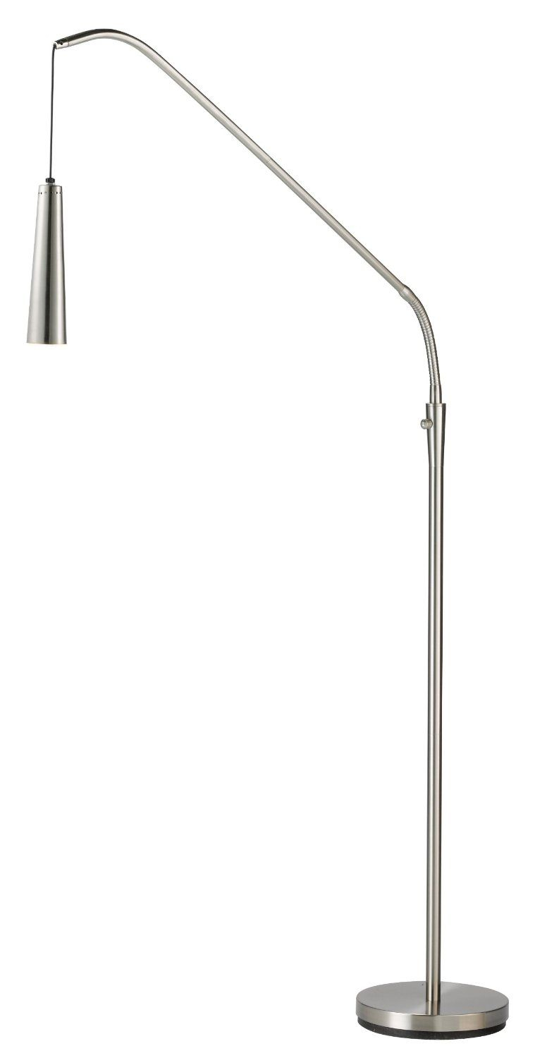 Adesso Adesso 4230 22 Ballast Led Arc Lamp Satin Steel throughout size 759 X 1500