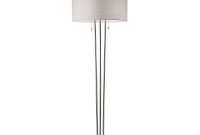 Adesso Anderson 71 In Brushed Steel Floor Lamp with dimensions 1000 X 1000