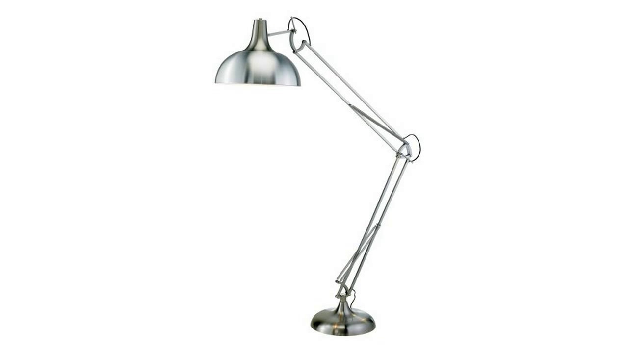 Adesso Atlas Floor Lamp Satin Steel regarding size 1280 X 720