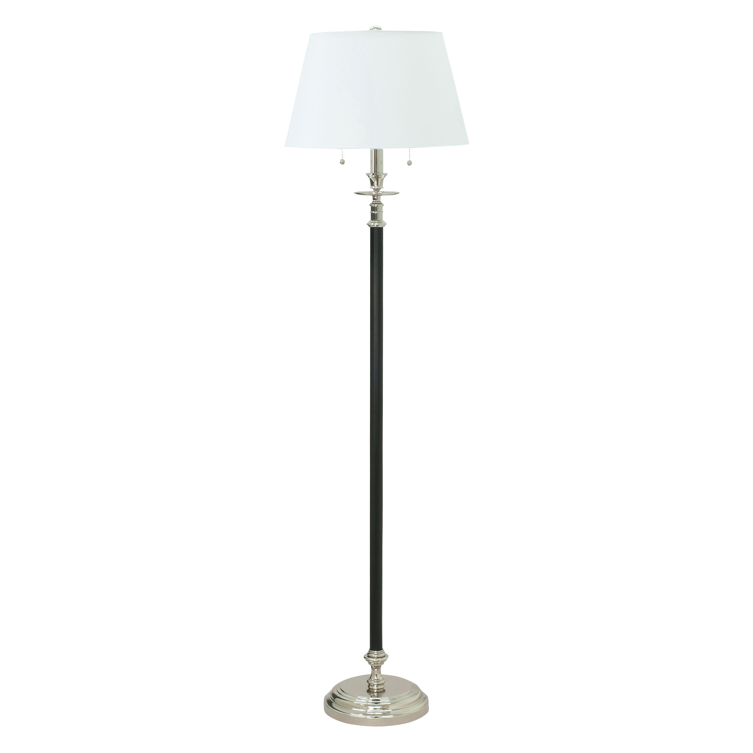 Adesso Boulevard Floor Lamp Silver White Stanov with measurements 3200 X 3200