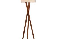 Adesso Brooklyn 63 In Walnut Floor Lamp in size 1000 X 1000