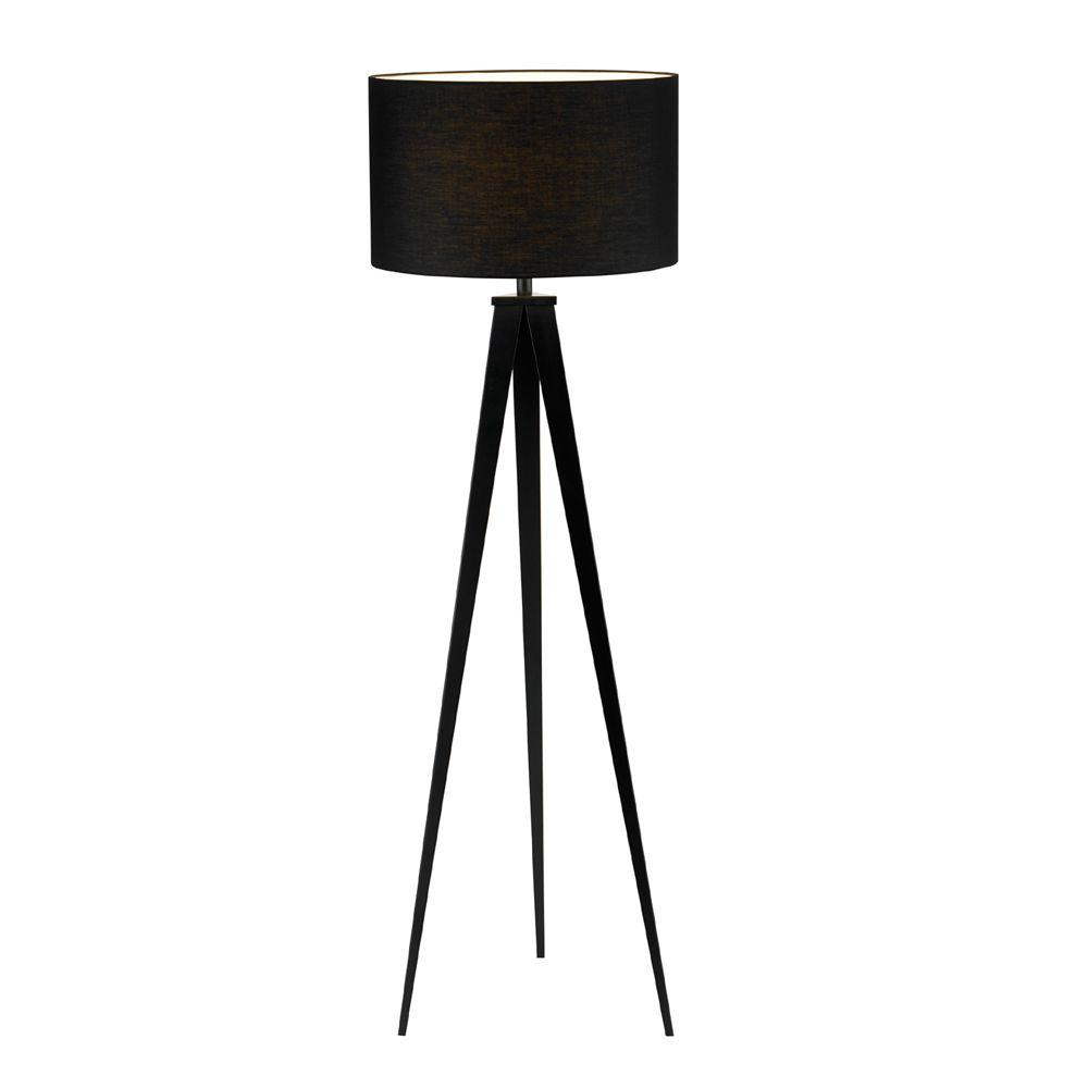 Adesso Director 62 12 In Black Floor Lamp pertaining to proportions 1000 X 1000