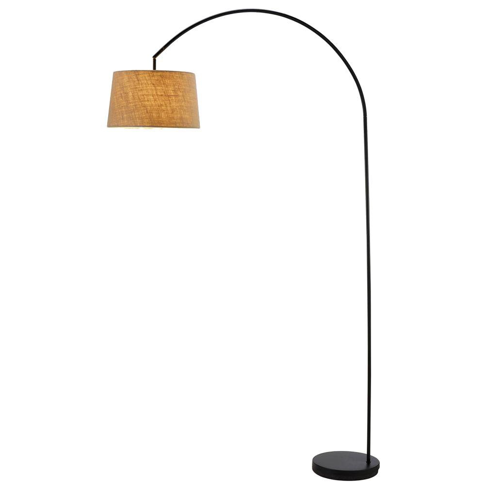 Adesso Goliath 83 In Black Arc Lamp with size 1000 X 1000