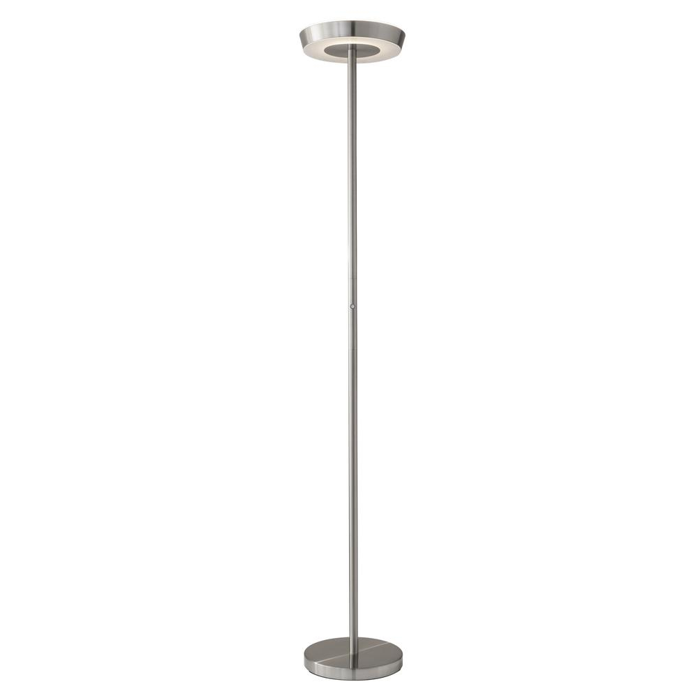 Adesso Halo 71 In Integrated Led Steel Floor Lamp with sizing 1000 X 1000