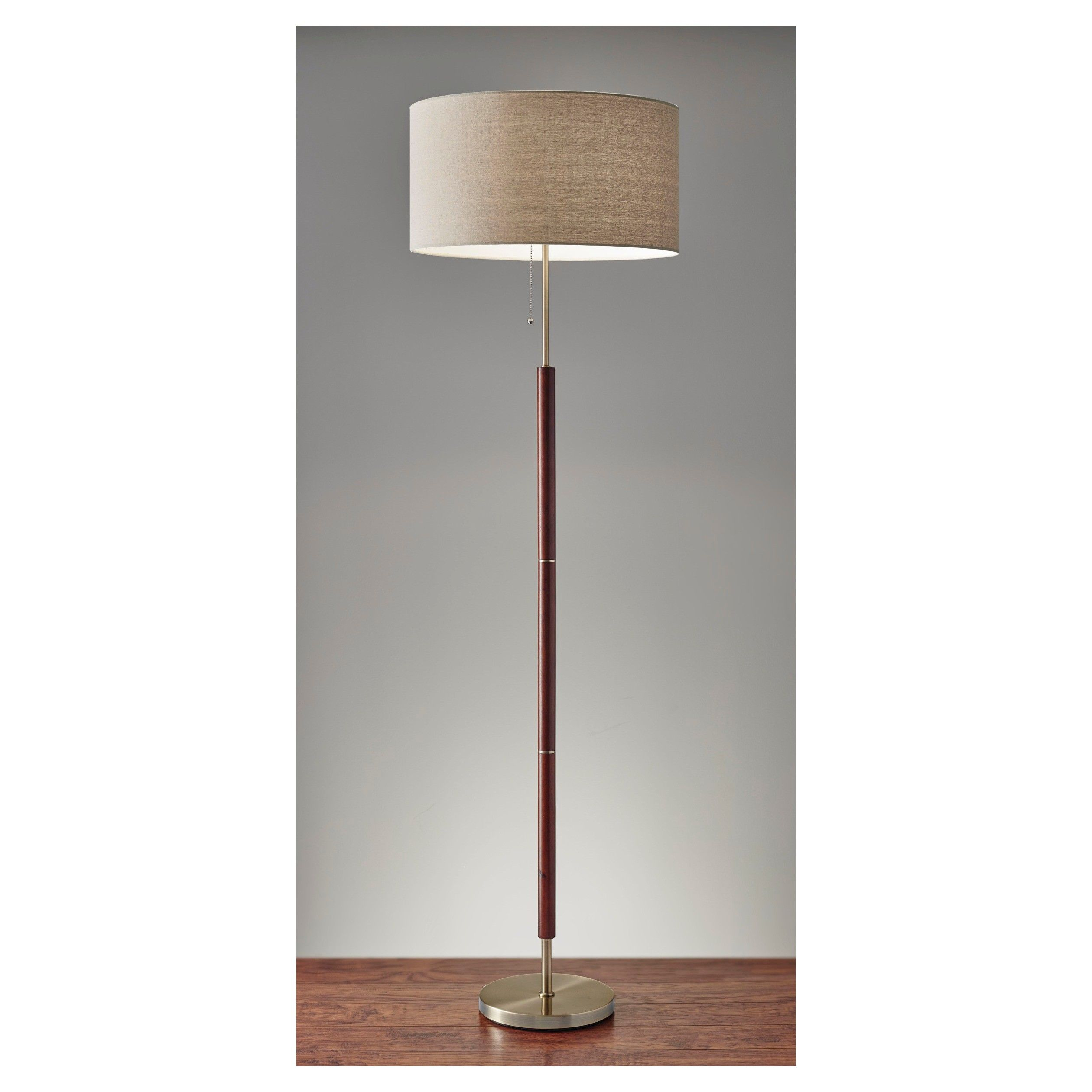 Adesso Hamilton Floor Lamp Brown Target Floor Lamp intended for dimensions 2520 X 2520