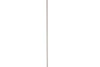 Adesso Harper 71 In Satin Steel Floor Lamp With White Shade in dimensions 1000 X 1000