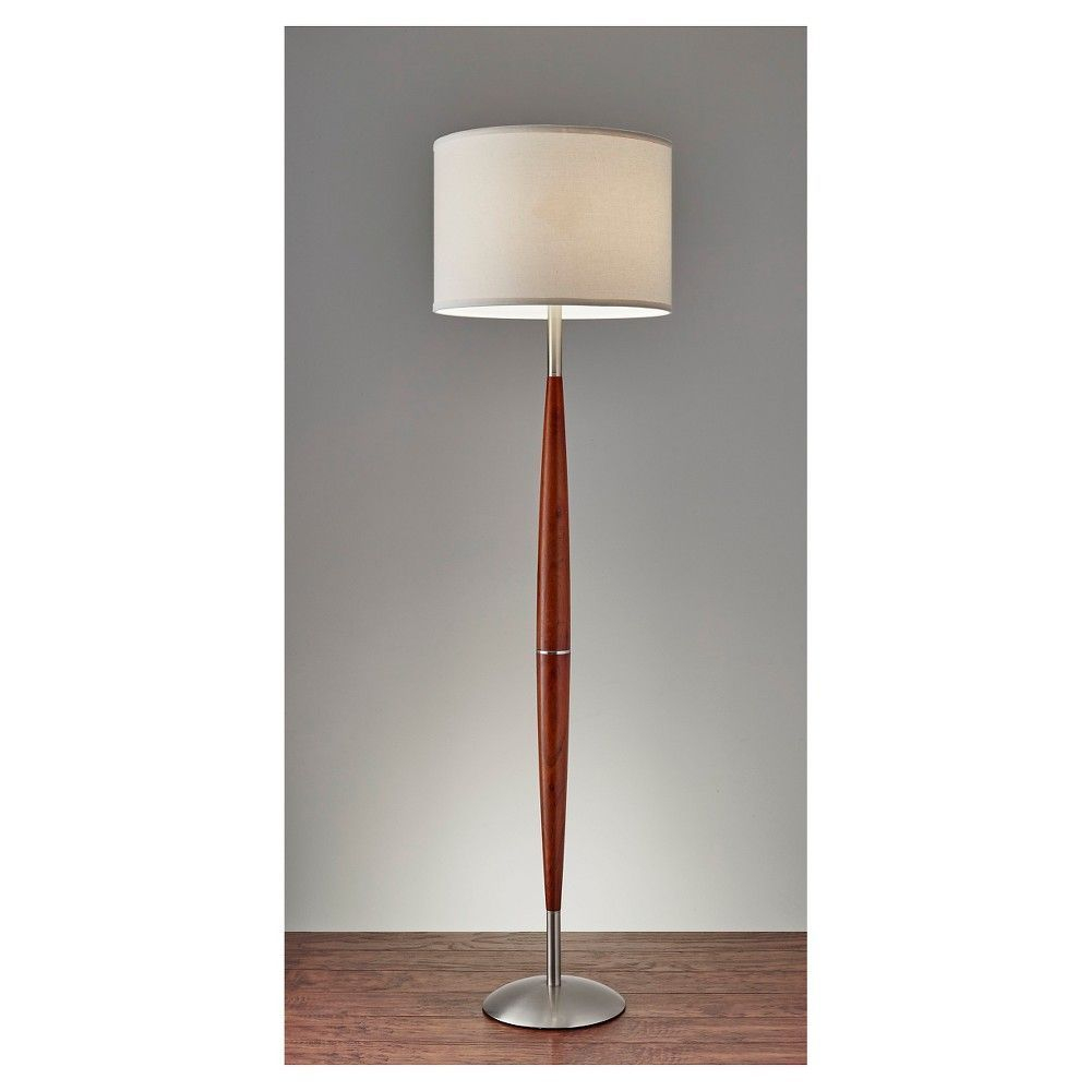 Adesso Hudson Floor Lamp Brown In 2019 Products Brown pertaining to measurements 1000 X 1000