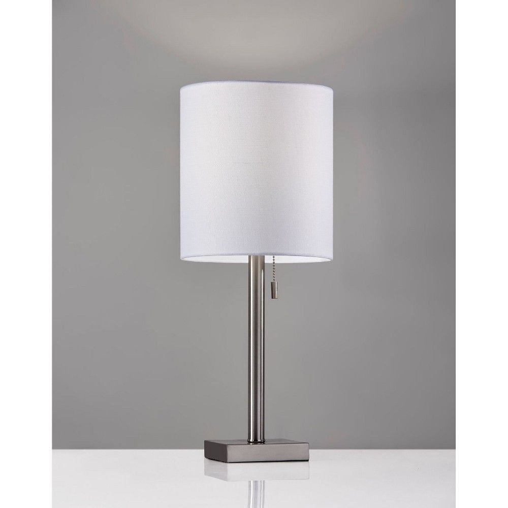 Adesso Liam Table Lamp Silver Lamp Only Products In 2019 with measurements 1000 X 1000